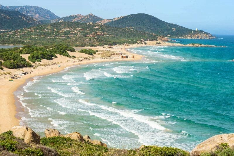 Surfing in Sardinia