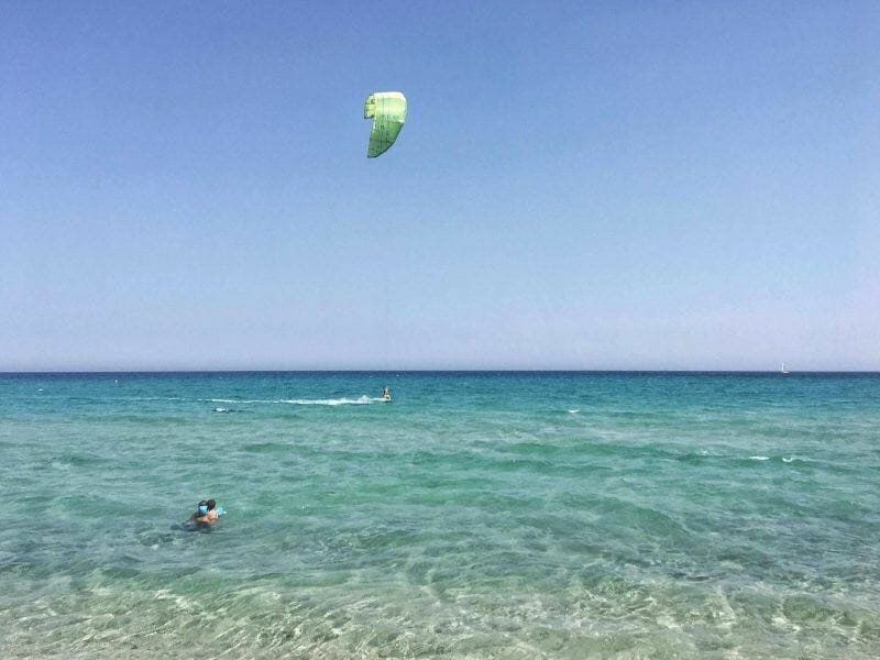 Kitesurfing