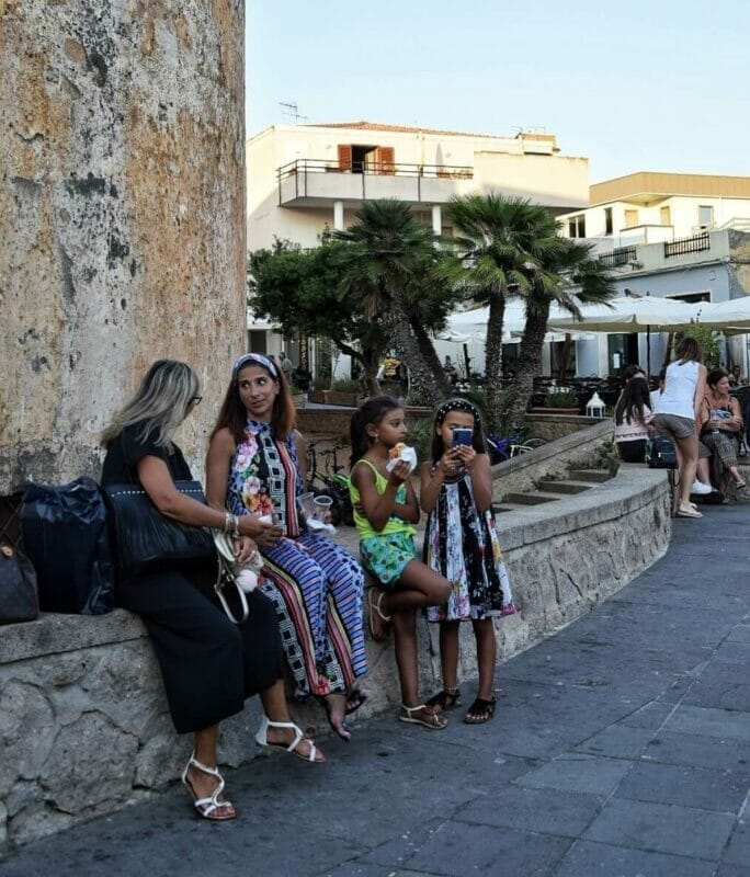 locals in Alghero