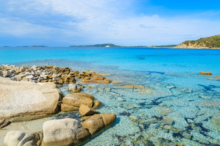 Villasimius Punta Molentis beach