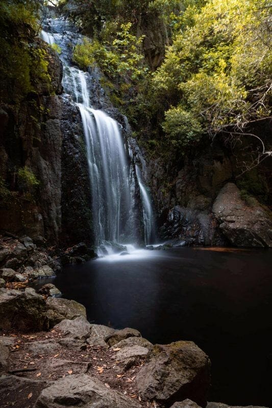 Sardinia waterfall