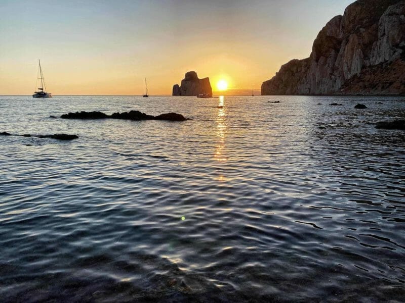 sunset at Masua