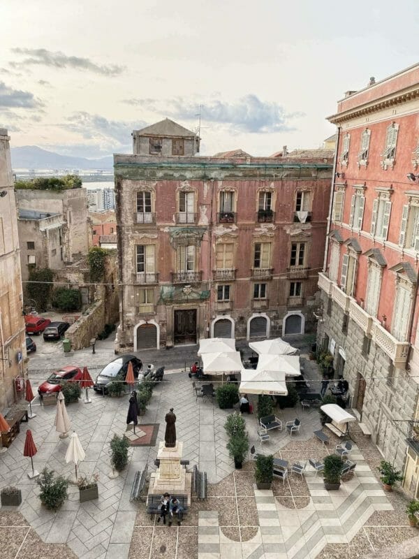 squares in Cagliari