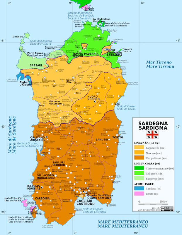 Language of Sardinia