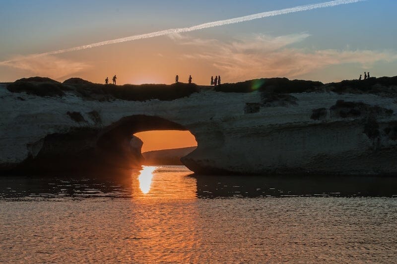sunset in S'Archittu Cuglieri