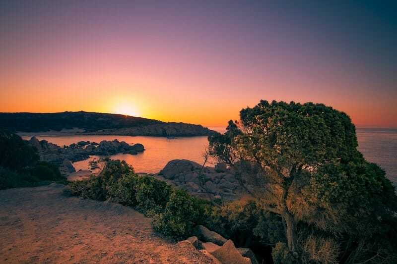 Sunset in Sardinia