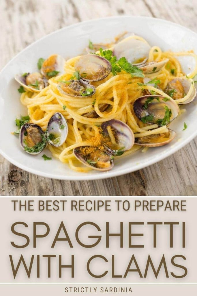 Discover how to make spaghetti con le vongole e la bottarga the Sardinian way - via @c_tavani