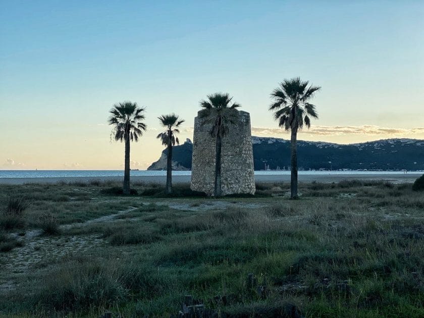 Poetto Beach Cagliari from Milan to Sardinia