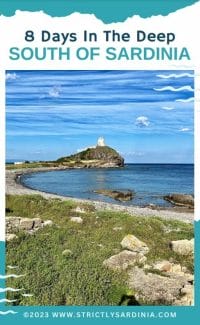 eBook cover for 8 days in the deep south of Sardinia