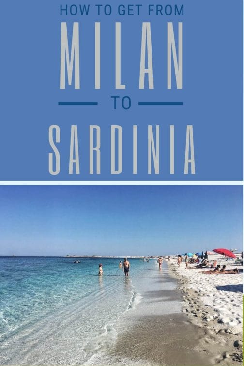 travel from milan to sardinia