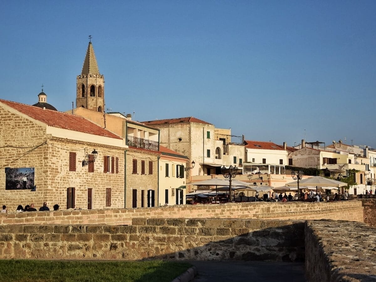 Along the bastions of Alghero, northwestern Sardinia.